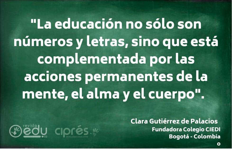 Clara Gutiérrez de Palacios | Frases de Educación